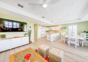 Ocean-view home with fast WiFi, central AC, and private washer/dryer