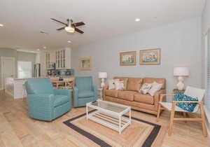 Sweeping views of Copano Bay from this newly constructed ground floor condo with a pool and a new fishing pier!