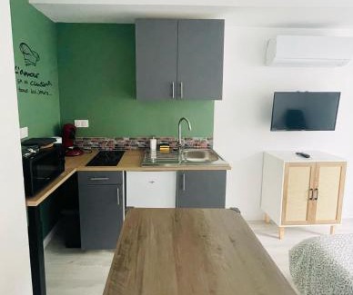 Saint-Romain-en-Gal Apartment | Éclat St Romain 2, studio-moderne-WIFI- parking - CLIM