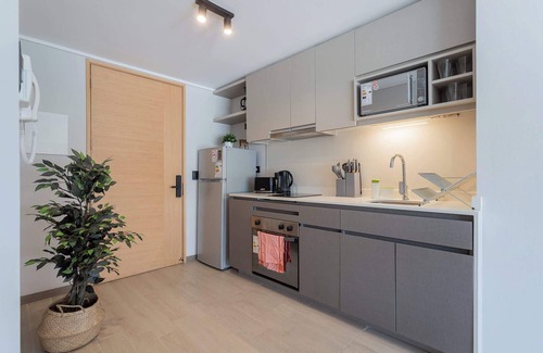 Nunoa Apartment | Ñuñoa Oasis Chic Studio for 2 guests