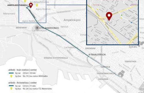 Evosmos Apartment | Φωτεινό κοντά στον σταθμό ΚΤΕΛ Θεσσαλονίκης