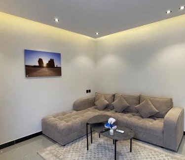 Mizail Apartment | استديو انيق بحي العقيق ببلكونه خارجيه ودخول ذكي