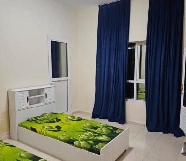 Ajman Apartment | شقة غرفتين وصالة اطلالة بحرية