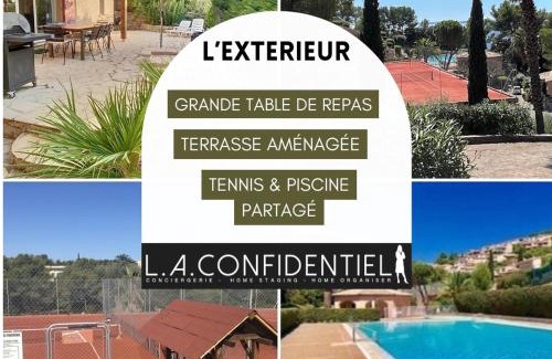 Le Dramont House | 10 à 12 pers FAMILLE Amateurs randonnée Boulouris Panorama Saint Raphael Tennis Piscine partagé