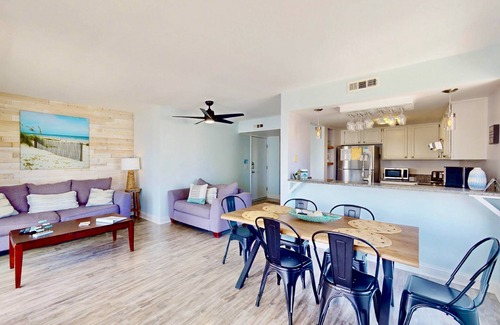 North Carolina Coast Condo | 15% Off 2025! Second Row Ocean View, Pool, Close to Beach Access + CB Pier, Dog Friendly