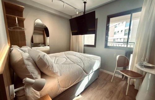 Santo Amaro Apartment | 1512 - Rentaqui Studio Lux Modernidade Santo Amaro