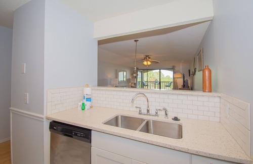 Saint Helena Island Condo | 180 Beach Club Villa - Resort Access and Golf Cart Included! Marsh and Sunset Views!