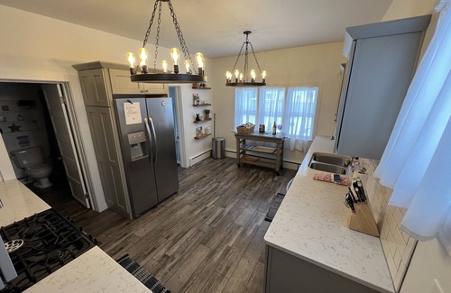 Charlevoix House | 1882 Historic Farmhouse/5 BR/Private Driveway/Fenced Yard/Walk Downtown