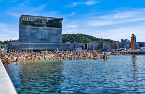 Bjørvika Apartment | 18th Flr Gem Oslo Views & Luxury