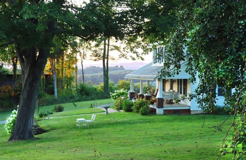 Alleghany County House | 1945 Farmhouse Charm in Sparta Mountain and Meadow Views Hot Tub Firepit Games