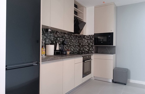 Skopje Region Apartment | 19th Floor Condo in Cevahir with pool & fitness