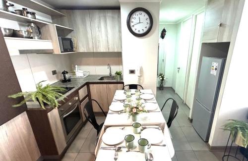 Downtown Santiago Apartment | 1A1 Metro Matta Hospital San Borja Fantasilandia Gendarmeria