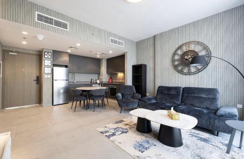 Sharjah Apartment | 1BR The Modern Al Jada Home by Blue Cloud Holidays