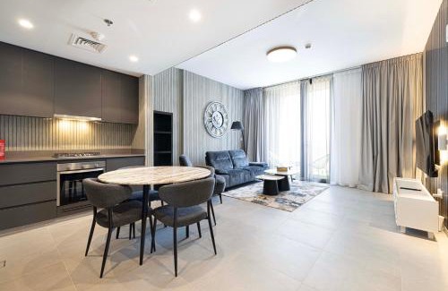 Sharjah Apartment | 1BR The Modern Al Jada Home by Blue Cloud Holidays