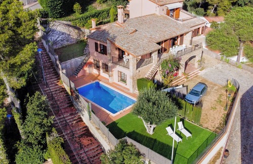 Llafranc Villa | 1ESQ 01 - 6 Bedrooms house with garden and private pool located in Llafranc 800m from the beach