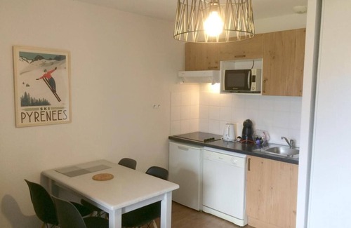 Peyragudes Apartment | 1st floor, balcony, tv, ski locker, 32m², Peyragudes