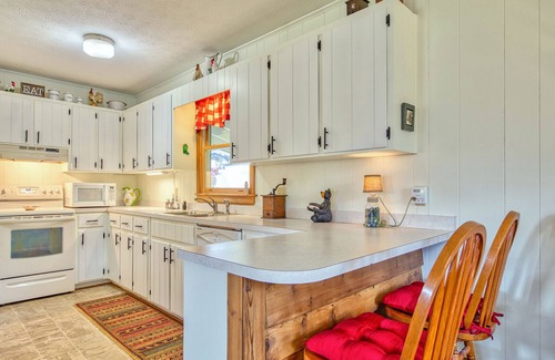 Maggie Valley Cottage | 2 Bed 2 Bath Close to Town Spectacular Views Paved Covered Parking WIFI