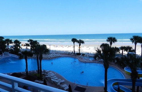 Daytona Beach Condo | 2 BED OCEAN FRONT CONDO WYNDHAM OCEAN WALK 4/9-4/13, CHEER WEEK WED-SUN SLEEP 8
