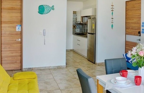 Comuna 3 Apartment | 2-bedroom apartment in enjoyable el rodadero Santa Marta with WiFi, AC