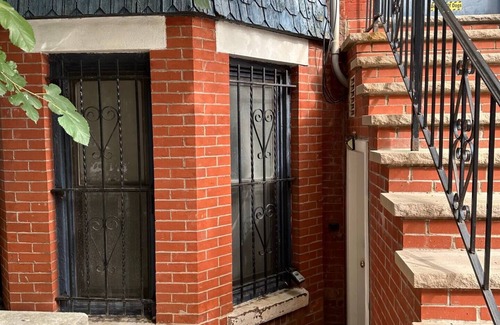 McGinley Square Apartment | 2-bedroom garden apartment in Town house in Jersey City with AC, WiFi