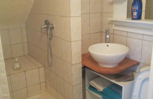 Echirolles Apartment | 2-room accommodation bedroom and living room with small garden