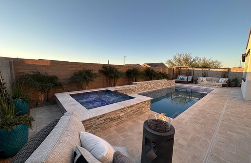 Montecito in Estrella House | 2 yr young Estrella Mountain Ranch Luxurious Home in Goodyear Heated Pool & Spa