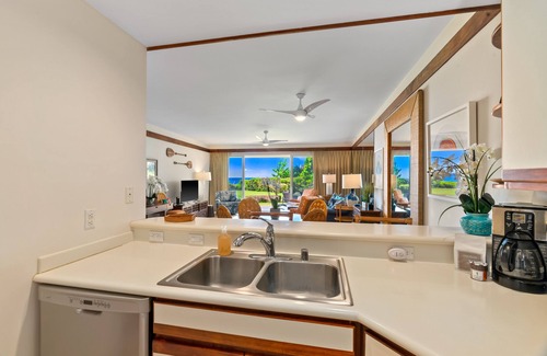 Poipu Condo | 2BR Ocean View Condo at Whaler's Cove