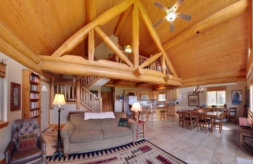 Hill City Cabin | 3 Bdrm Log Cabin Nestled in Beautiful Meadow on Spring Creek: