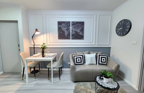 Bang Na Condo | 3-bedroom condo in fantastic location with AC, fitness room. Enjoy