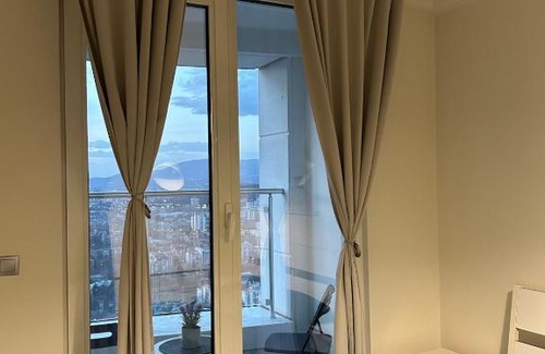 Skopje Region Apartment | 35th Floor Gem with a Sky-high View over Skopje