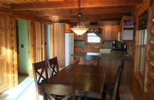 Egg Harbor Cabin | 40 acres, private trails, AT&T fiber optics, Fireplace - 2 day Winter Escape!