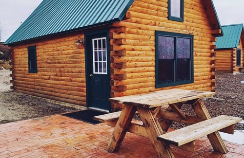 Columbia Falls Cabin | #41 - Flagpole View Cabins - King Cabin