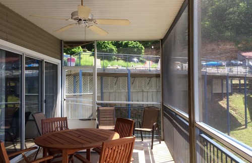 Lake Ozark Condo | 4BD/4BA Condo, Sleeps 10, Lake Front View, Steps from Pool, Family Fun!