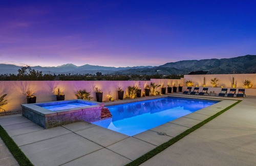 Desert Hot Springs House | 4BR Oasis W/Heated Pool, Spa, Game room, BBQ & Mountain View
