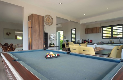 Goyave Villa | 5-star Villa Te Amo with its private heated pool and pool table