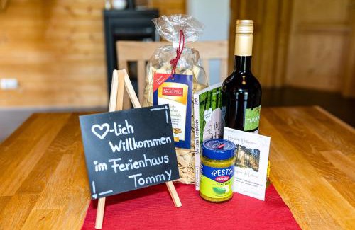 Rieden House | 5 Sterne Ferienhaus Tommy mit Kamin, Seeblick und großer Terrasse