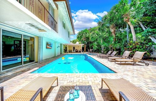 Lauderdale Beach House | 50 Steps 2 Beach! Heated Pool+Hot Tub! Beach House!