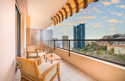 Beausoleil Apartment | 5mn Monaco - Vue mer - Parking - Piscine - BB