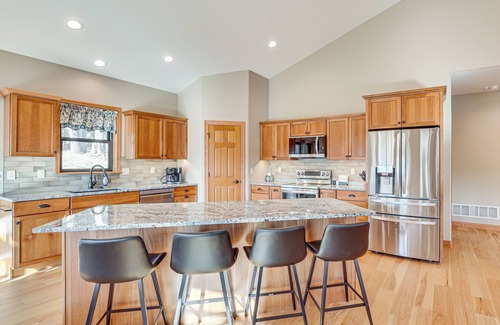 Sturgis House | 6 Mi to Main St: Home w/Private Patio in Sturgis