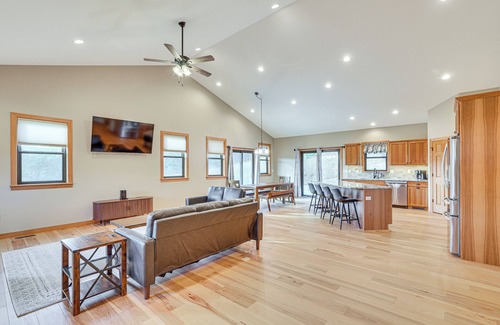 Sturgis House | 6 Mi to Main St: Home w/Private Patio in Sturgis