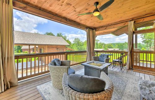 Glenville House | 7 Mi to Ski Sapphire Valley Cottage with Fire Pit