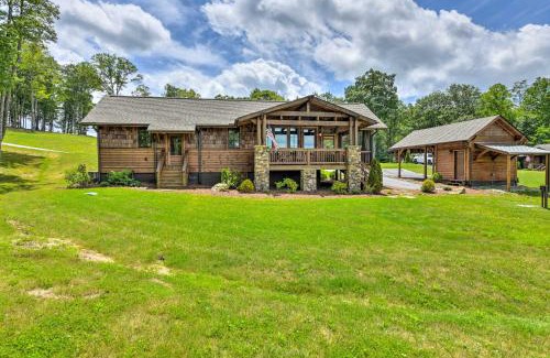 Glenville House | 7 Mi to Ski Sapphire Valley Cottage with Fire Pit