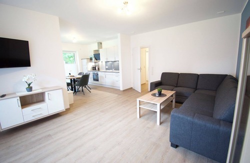 Norddeich Apartment | 85 m² Ferienwohnung, 6 Personen , 2 Schlafzimmer, Erdgeschoss
