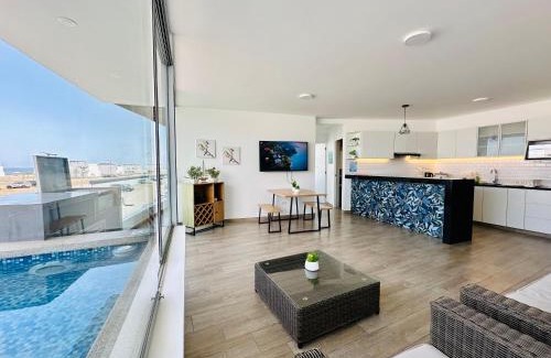 Asia Apartment | A 3 minutos de la Playa Moderno Departamento con Piscina y Parrilla en Asia