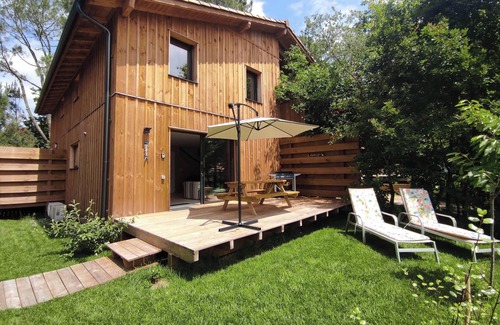 Messanges House | A 5 mn des Plages Chalet Neuf Bien Équipé Bâti Avec le Bois des Forêts Landaises