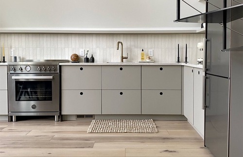 Town of Lumberland Cabin | A modern A-frame, nestled in the woods with relaxing outdoor spaces and firepit.