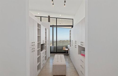 Mission Canyon House | A Modern Masterpiece With Sweeping Ocean Views, Guest House & Pool