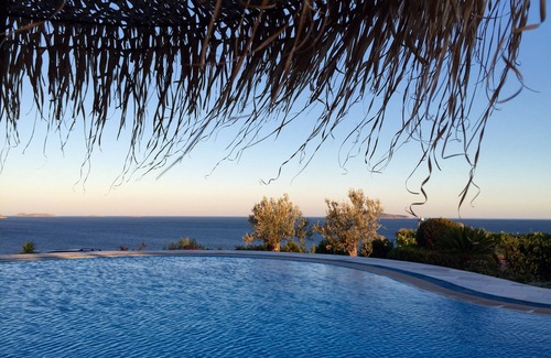 Ermionida Villa | A Private Villa at a Prime Location, Just Off the Rocky Shore. Swimming Pool.