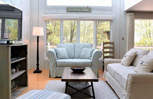 Suttons Bay House | A quick walk to the bay from this charming Suttons Bay hide-away