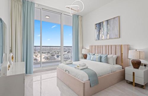 Dubai Apartment | A Sophisticated 2BR Stay w Study in Gemz-9